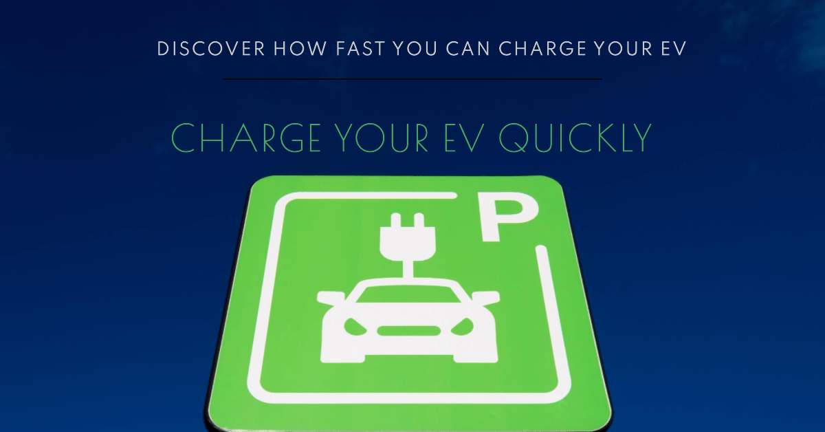 How fast to charge my EV?